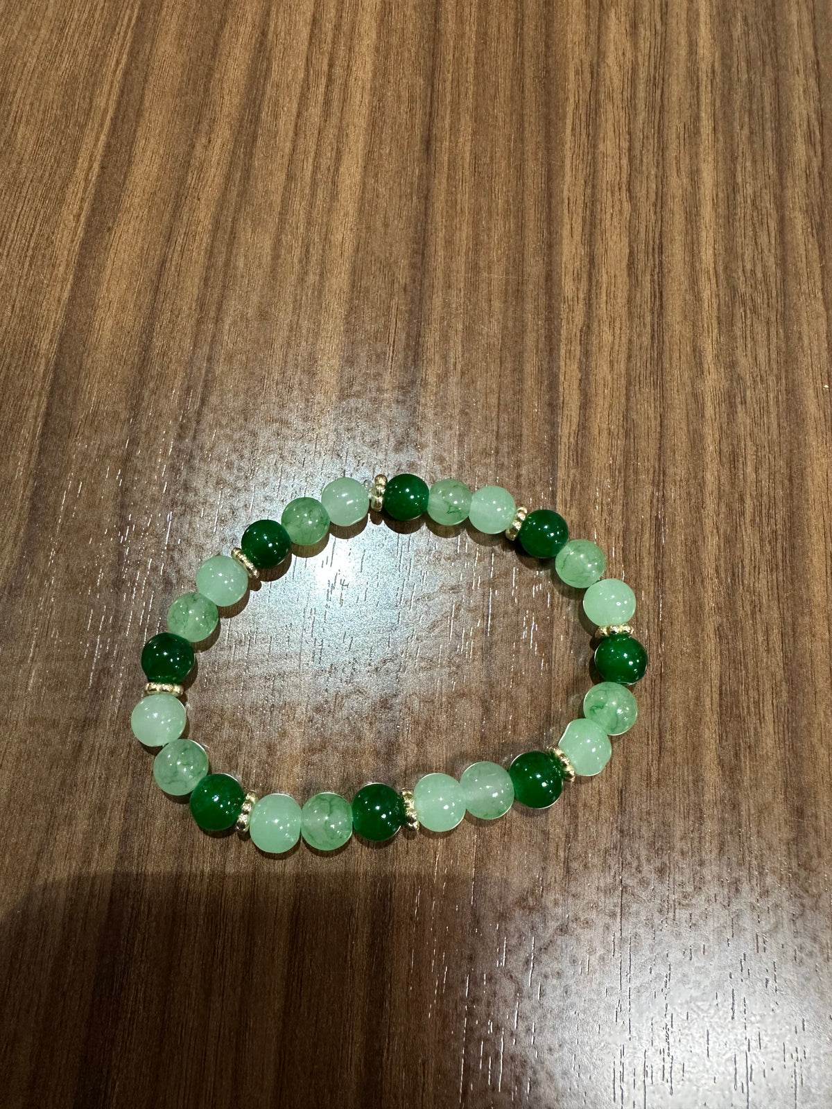 Green Beaded Bracelet